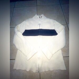 POLO JEANS - RALPH LAUREN SWEATER SIZE XL CHEST Cream/Blue